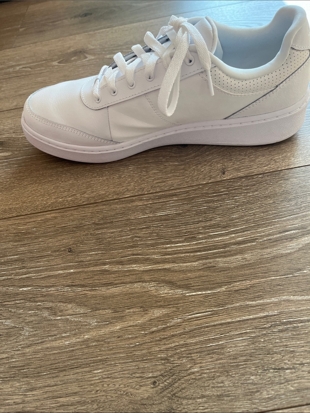 Underarmour Classic Men's ST Court White Leather Sneakers - Clean Casual Style - Picture 4 of 9